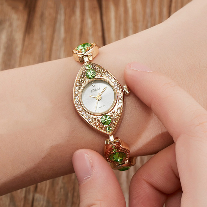 Jewelry Watches For Ladies - Lüks Kadın Bilezik Saatler Elmas Takı