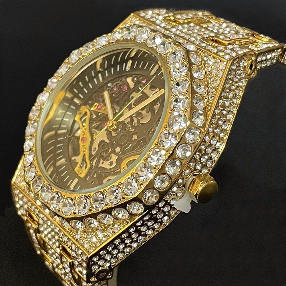Jewelry Watches Brands - Lüks Otomatik Mekanik İzle Erkekler Hip