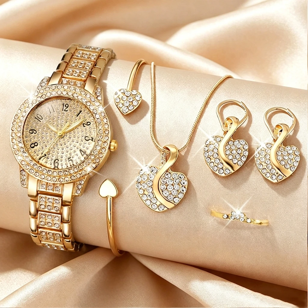 Jewelry Watches For Ladies - 6 adet moda taklidi kadın izle