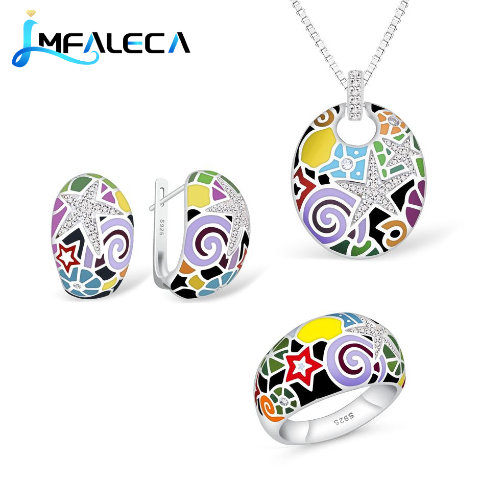 Birthstone Ring Set - LMFALECA kadınlar 925 ayar takı setleri