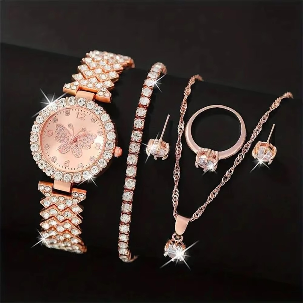 6 adet/takım lüks taklidi kele - Jewelry Watches For Ladies incelemesi ve fiyatı