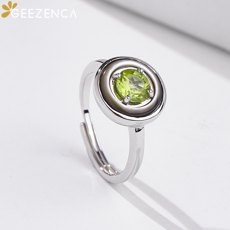 GEEZENCA 925 Ayar Gümüş Perido - Birthstone Ring Set incelemesi ve fiyatı