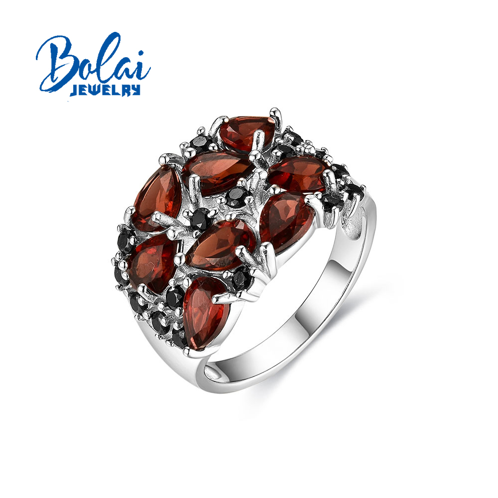 Basit Tasarımlı Doğal Garnet O - Birthstone Ring Set incelemesi ve fiyatı