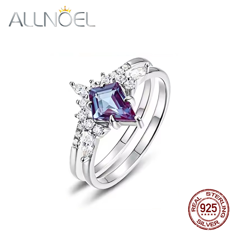 ALLNOEL Uçurtma Kesim 0.91ct A - Birthstone Ring Set incelemesi ve fiyatı