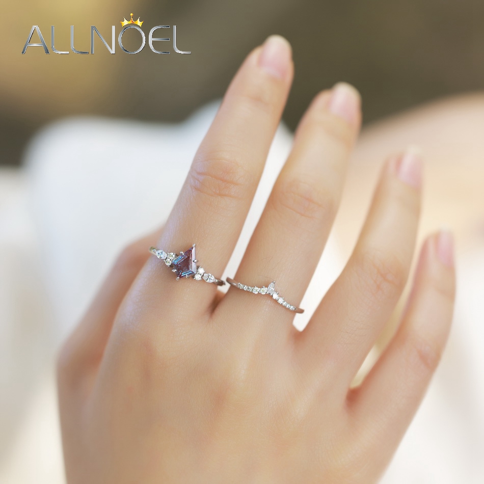 ALLNOEL Uçurtma Kesim 0.91ct A - Birthstone Ring Set incelemesi ve fiyatı