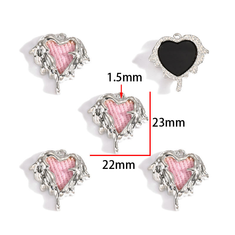 5 adet Mix Pembe Y2K Kalp Emay - Butterfly Pendant Necklace incelemesi ve fiyatı