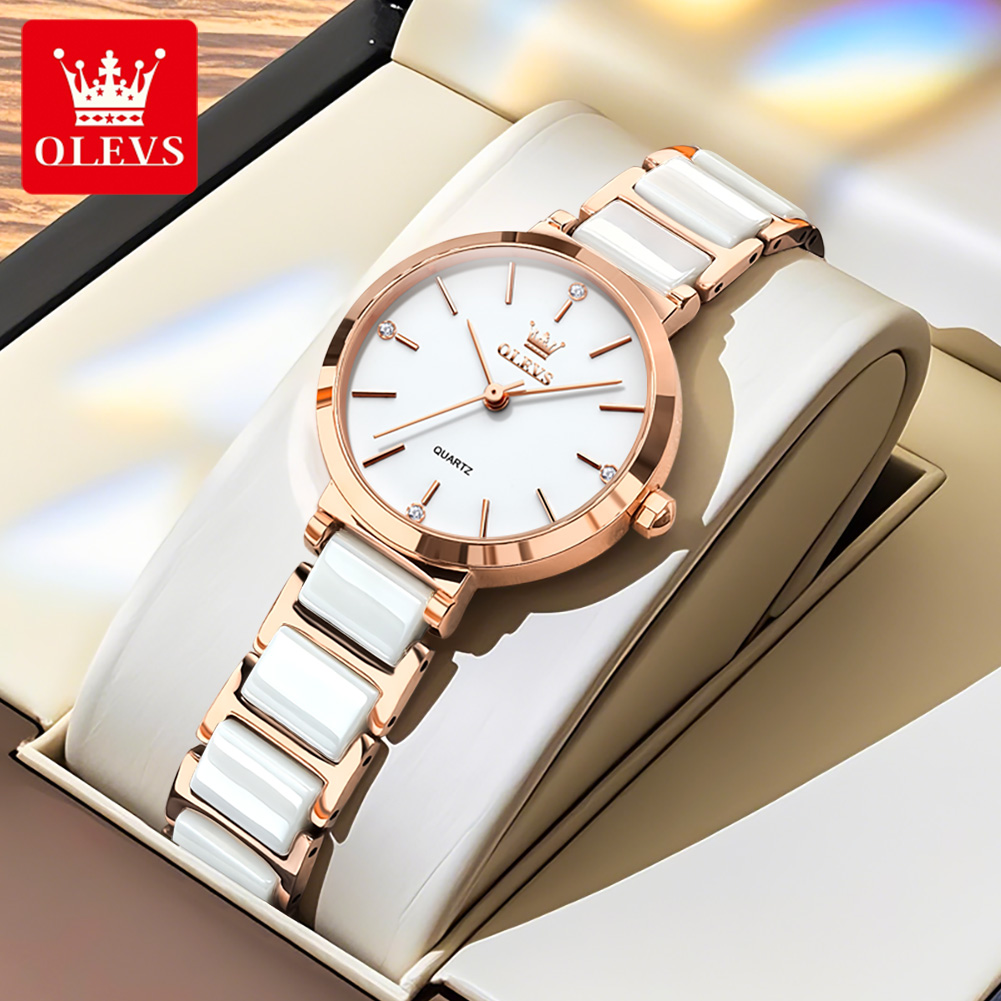 OLEVS Kadın Saati 5877 Lüks Za - Jewelry And Watches incelemesi ve fiyatı