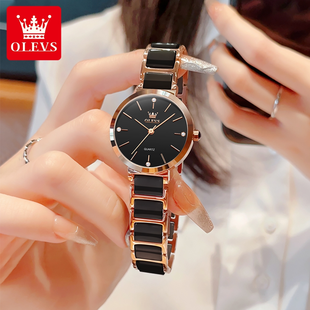 OLEVS Kadın Saati 5877 Lüks Za - Jewelry And Watches incelemesi ve fiyatı