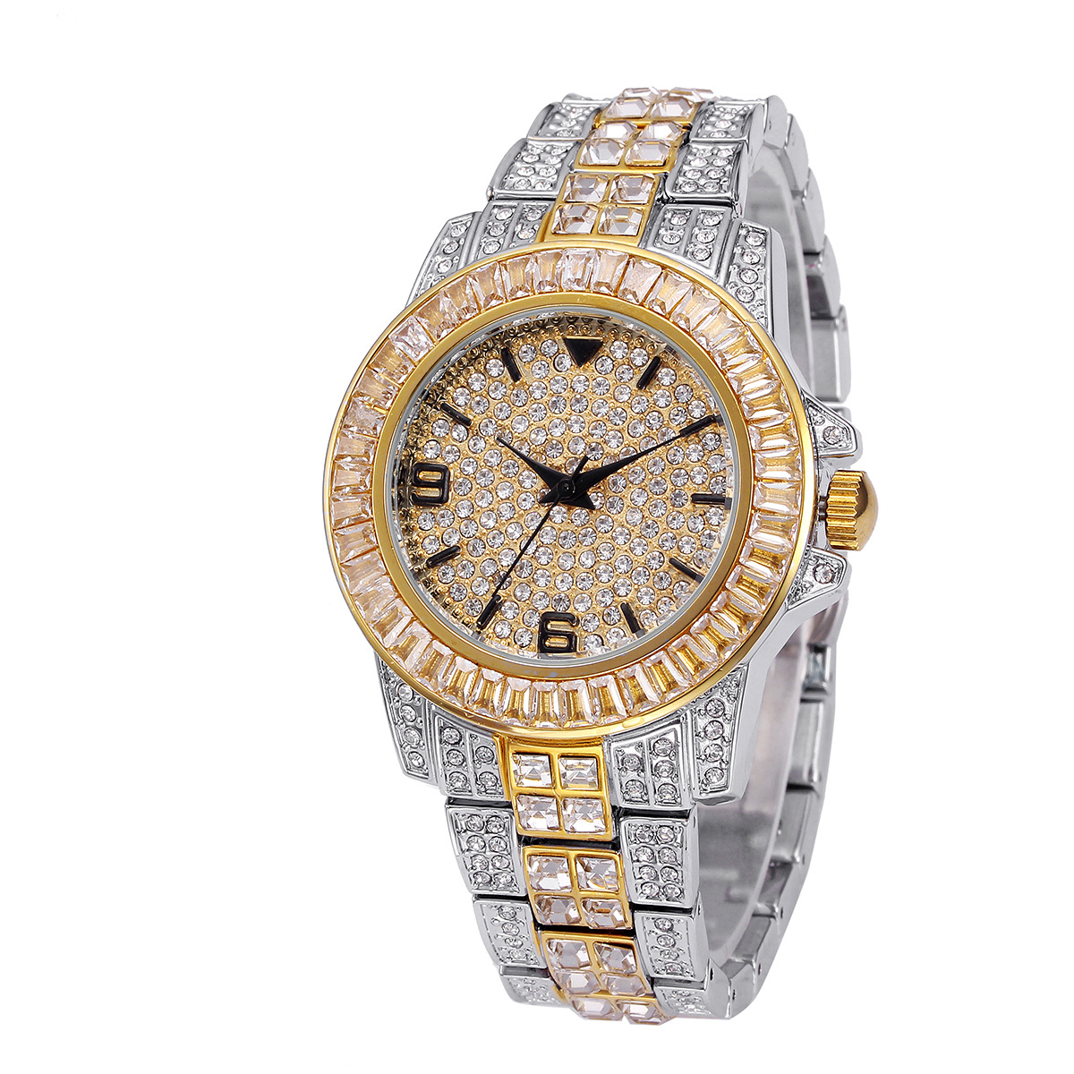 Lüks Tam Taş Kuvars Saatler Er - Jewelry And Watches incelemesi ve fiyatı