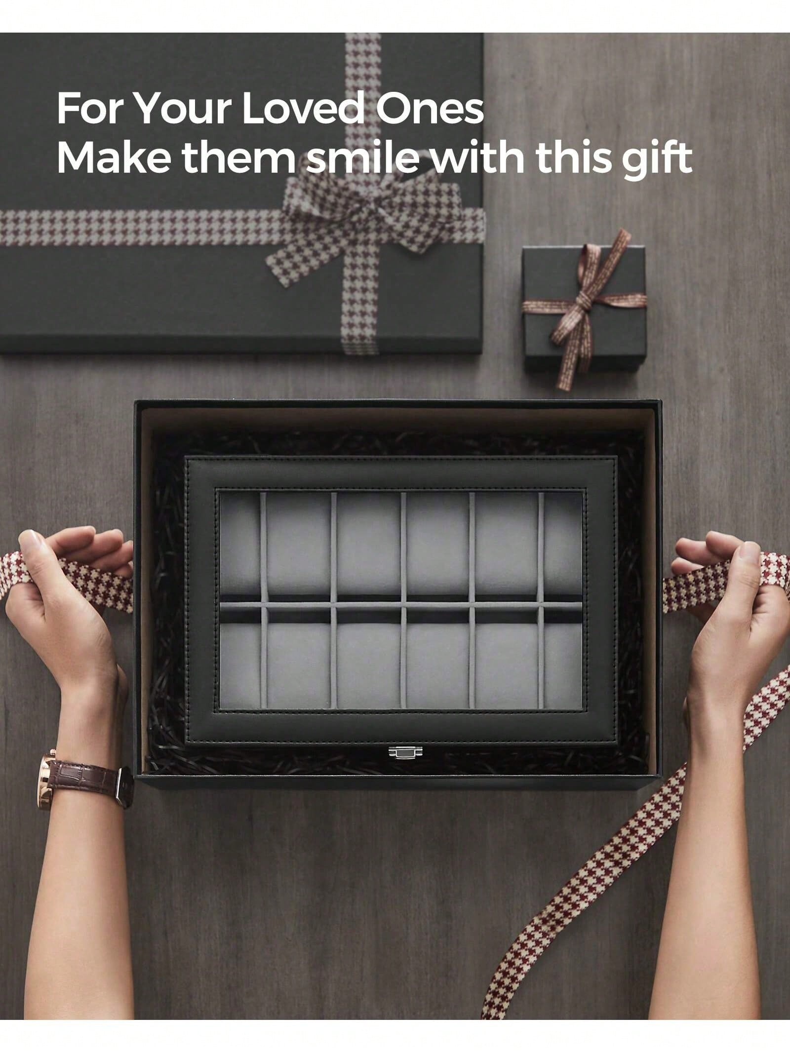 12 Yuvalı Kilitlenebilir Saat  - Watch Display Box incelemesi ve fiyatı