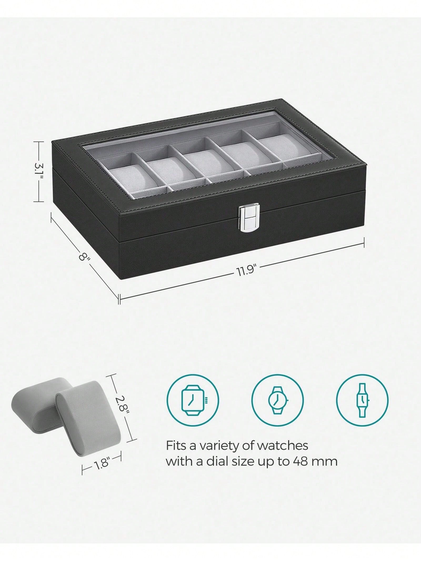 12 Yuvalı Kilitlenebilir Saat  - Watch Display Box incelemesi ve fiyatı