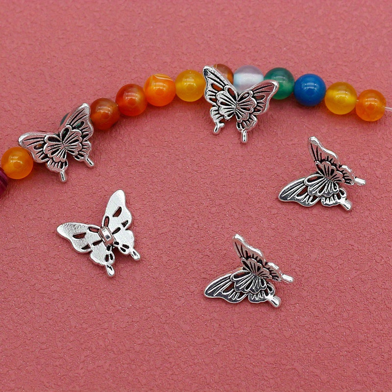 10PCS Silver Butterfly Accesso - Butterfly Pendant Necklace incelemesi ve fiyatı