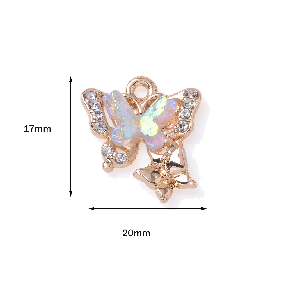 10 adet/grup Hayvan Takılar Ke - Butterfly Pendant Necklace incelemesi ve fiyatı