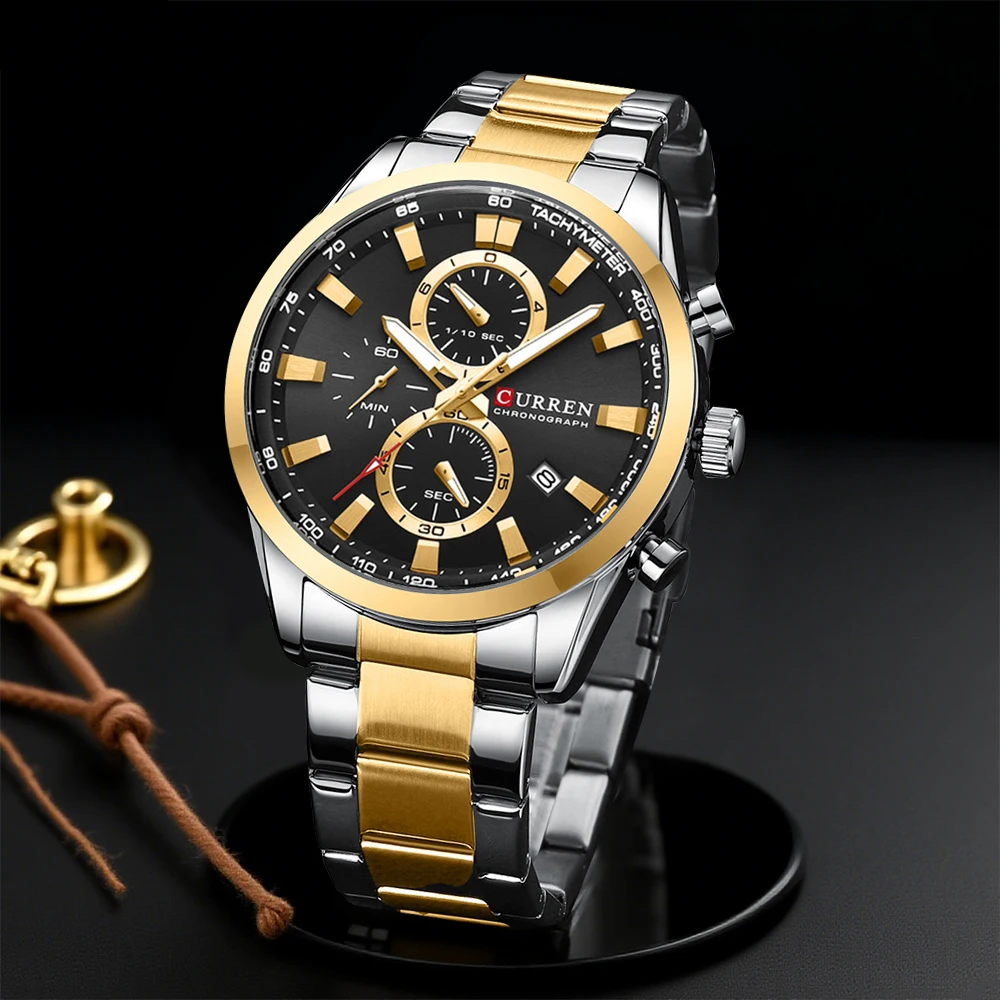CURREN Casual Kuvars Chrono Sp - Jewelry And Watches incelemesi ve fiyatı
