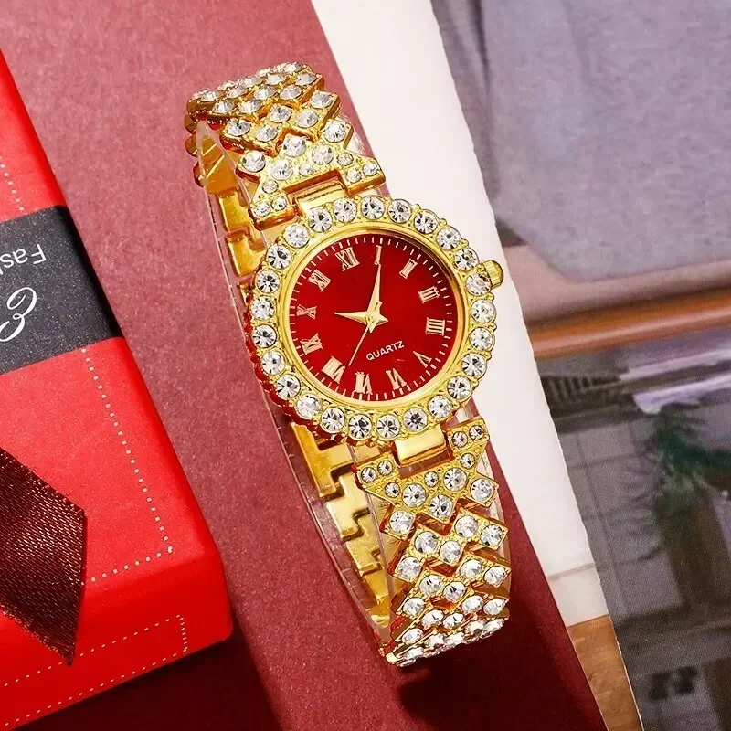 Altın lüks İzle kadınlar yüzük - Jewelry Watches For Ladies incelemesi ve fiyatı