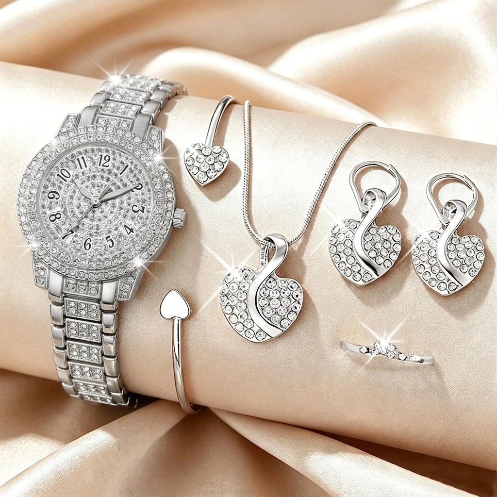 6 adet moda taklidi kadın izle - Jewelry Watches For Ladies incelemesi ve fiyatı
