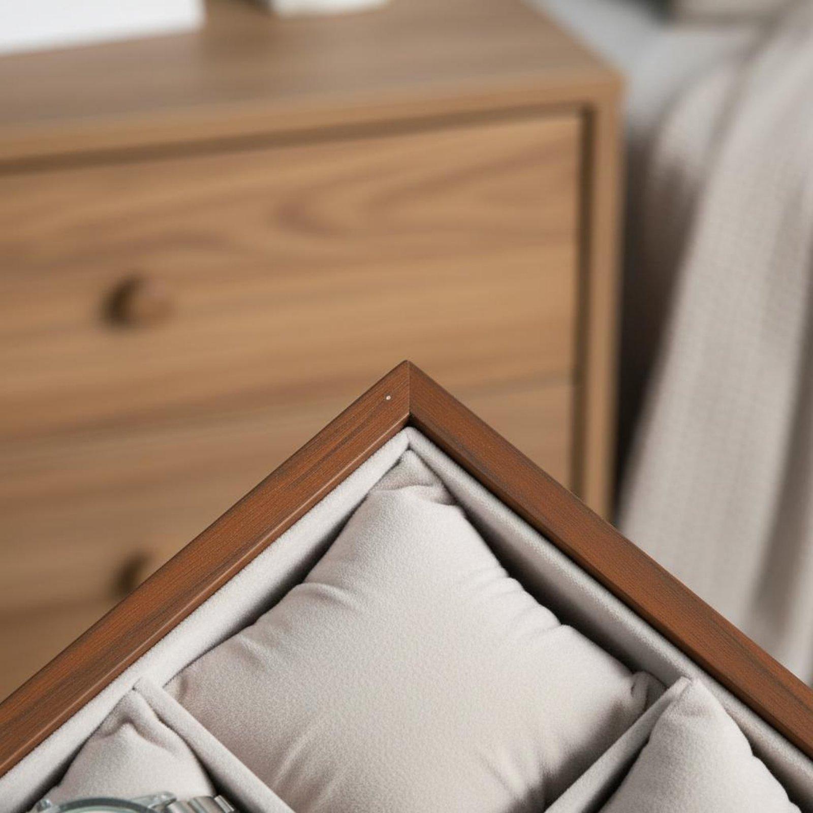 Saat ve Mücevher Kutusu Ahşap  - Watch Display Box incelemesi ve fiyatı