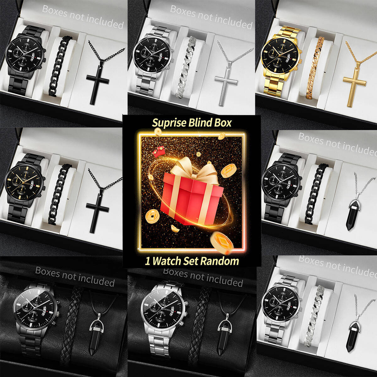 Sürpriz Gizemli Saat Kör Kutu- - Jewelry And Watches incelemesi ve fiyatı
