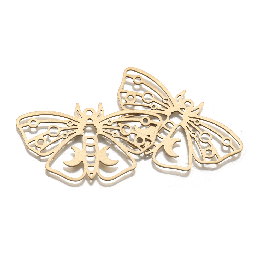 Ham pirinç güve kelebek takıla - Butterfly Pendant Necklace incelemesi ve fiyatı
