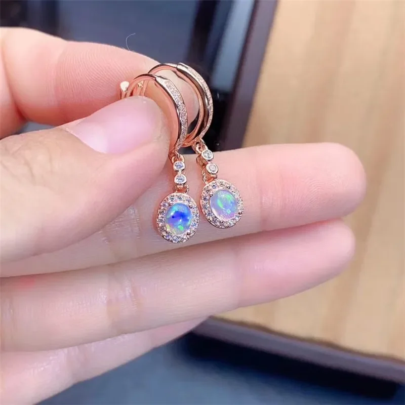 Yeni Doğal Opal Küpe 925 Gümüş - Opal Earrings Dangle incelemesi ve fiyatı