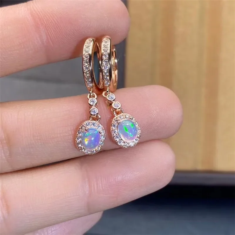 Yeni Doğal Opal Küpe 925 Gümüş - Opal Earrings Dangle incelemesi ve fiyatı