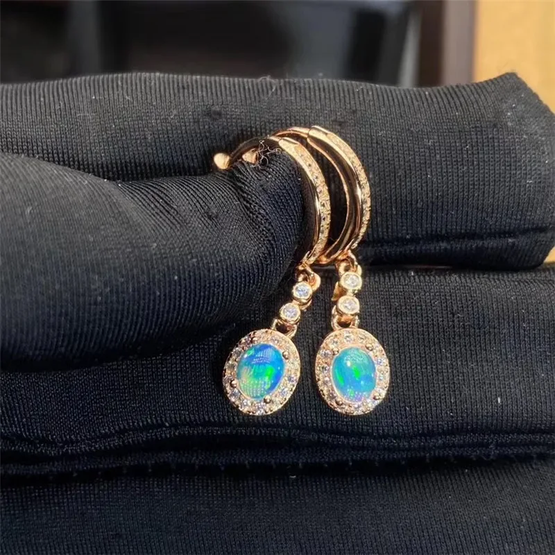 Yeni Doğal Opal Küpe 925 Gümüş - Opal Earrings Dangle incelemesi ve fiyatı