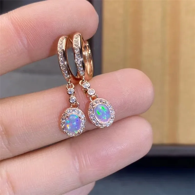 Yeni Doğal Opal Küpe 925 Gümüş - Opal Earrings Dangle incelemesi ve fiyatı