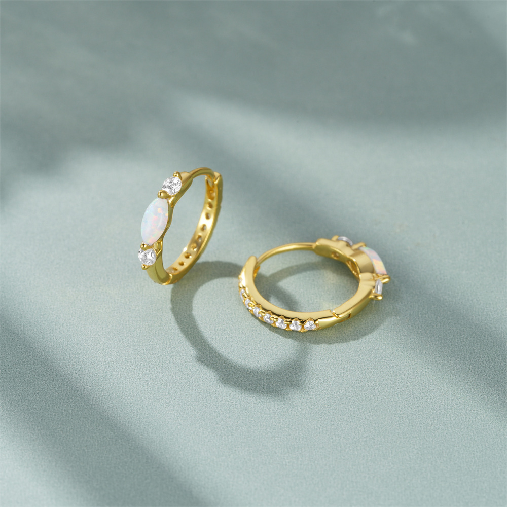 CANNER 925 ayar gümüş at gözü  - Opal Earrings Dangle incelemesi ve fiyatı