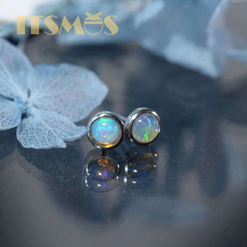 ITSMOS Doğal Taş Opal 6mm Yuva - Opal Earrings Dangle incelemesi ve fiyatı