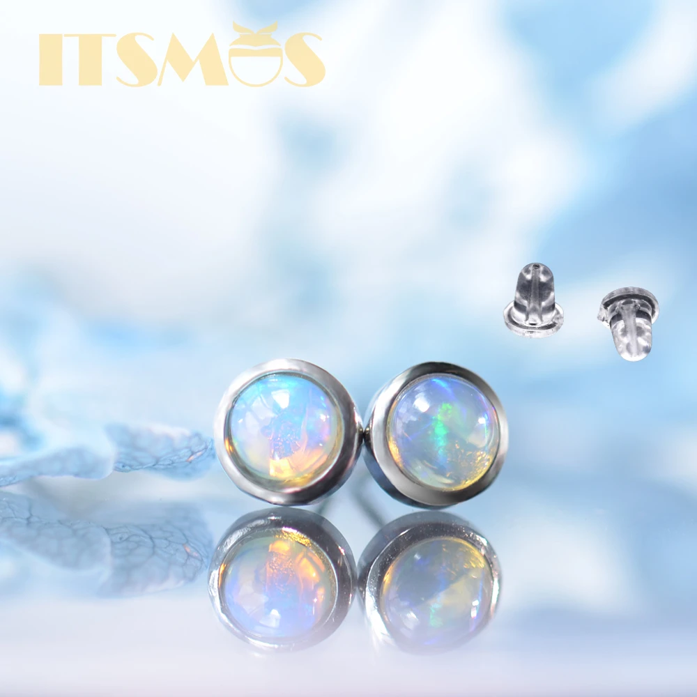 ITSMOS Doğal Taş Opal 6mm Yuva - Opal Earrings Dangle incelemesi ve fiyatı