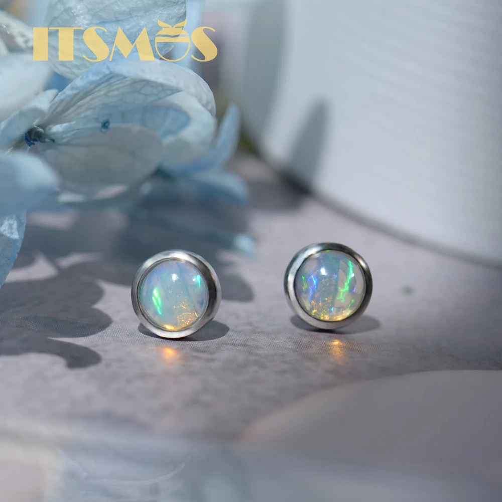 ITSMOS Doğal Taş Opal 6mm Yuva - Opal Earrings Dangle incelemesi ve fiyatı