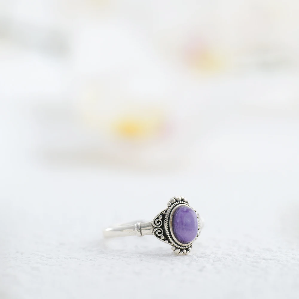 Katı 925 Gümüş Yüzük Ayarlanab - Birthstone Ring Set incelemesi ve fiyatı