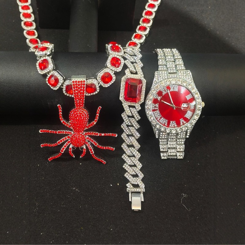Erkekler İçin Hip Hop Takı Set - Icebox Jewelry Watches incelemesi ve fiyatı